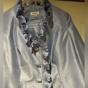 Ice Blue 2piece skirt suit